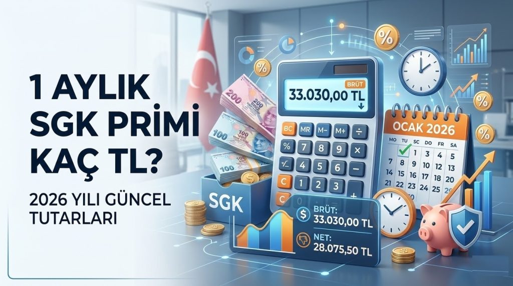 1 Aylık SGK Kaç TL