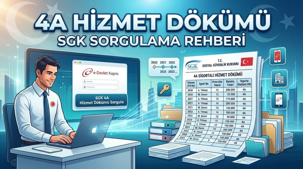 4A Hizmet Dökümü Sgk