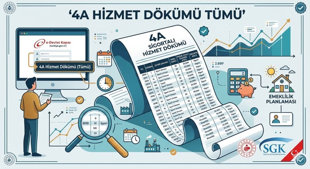 4A Hizmet Dökümü Tümü