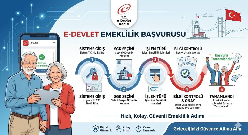 E Devlet Emeklilik Başvurusu