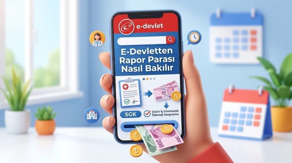E-Devletten Rapor Parası Nasıl Bakılır?