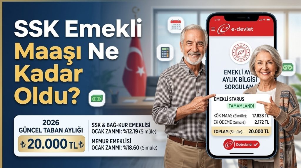 SSK Emekli Maaşı Ne Kadar Oldu?