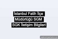 Istanbul Fatih Social Security Office | SGK Contact Details