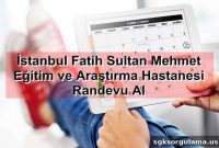 Book an Appointment at Istanbul Fatih Sultan Mehmet Training and Research Hospital