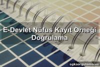 Verify E-Devlet Population Registry Certificate Online