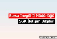Bursa İnegöl Social Security Office – SGK Contact Information