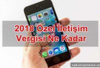 2018 Special Communication Tax Rates in Turkey