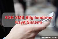Social Security (SGK) SMS Notification Registration System