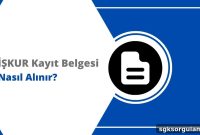 How to Get an İŞKUR Registration Certificate and What It Does