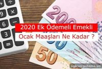 How Much Will January 2020 Retirement Pensions With Extra Payments Be for SSK, SGK and Bağ-Kur?