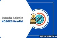 KOSGEB Interest-Free Loan Conditions for Tradesmen 2025
