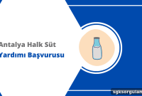 Antalya Public Milk Aid Application – Free Milk Program for Ages 2–5