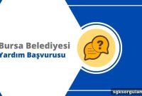 Bursa Metropolitan Municipality Aid Application Guide
