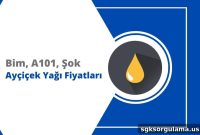 Sunflower Oil Prices at BİM, A101, ŞOK — April 2024