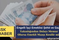 Does a Retired Disabled Worker Lose Pension If Hired as a Civil Servant for Being a Martyr or Veteran Relative?