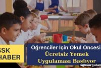 Free Preschool Meal Program Launches for Students