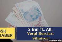 Tax Debts Under 2,000 TL Being Waived — When Will They Be Cleared?