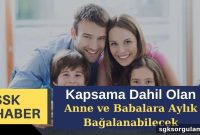 Monthly Allowance for Parents Included in Coverage