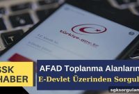Find Your AFAD Earthquake Assembly Point Quickly via e-Government