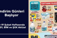 A101, BİM & ŞOK: 11–19 February Discount Days Start — What’s on Sale?