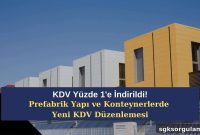 VAT Cut to 1%! New Tax Rules for Prefab Buildings and Containers