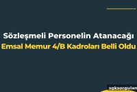Assigned Equivalent Civil Servant 4/B Positions for Contracted Staff Announced