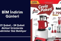 BİM Feb 21–24 Weekly Deals: Discounts on Many Products This Week