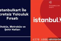 Free Rides on Marmaray, Buses, Metrobüs and City Ferries with İstanbulkart
