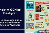 Discount Days Start: March 27–5 A101, BİM & ŞOK Weekly Catalog Released