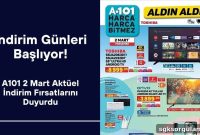 A101 Announces March 2, 2023 Sale: Aldın Aldın Catalog Highlights