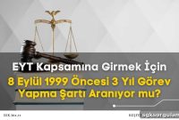 Does EYT Require 3 Years of Service Before Sept 8, 1999?