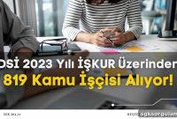 DSİ Hiring 819 Public Workers via İŞKUR in 2023 – Vacancy List Posted