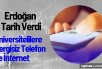 Erdoğan Announces Date: University Students to Get Tax-Free Phone and Internet