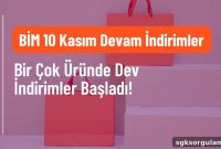 BİM November 10 Catalog: Big Discounts on Many Products