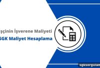 Employee Cost to Employer – SGK Cost Calculator 2024