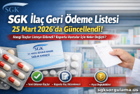 Updated SGK Drug Reimbursement List: Key Changes Effective March 27