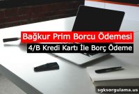 Pay Bağkur (4/B) Premium Debt with Credit Card Online