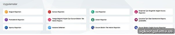 medical board report inquiry screen