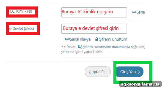 e-devlet aşı sorgulama kişisel bilgiler