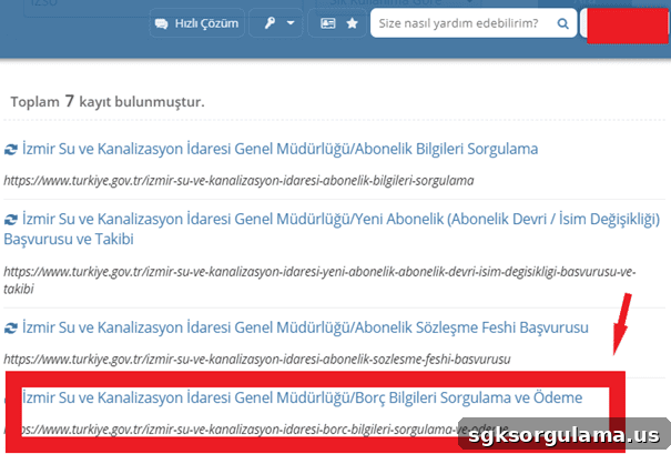İZSU İzmir Water Bill Inquiry and Payment Portal 4 img 39736 4
