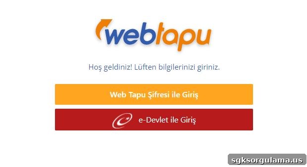 webtapu ekranı