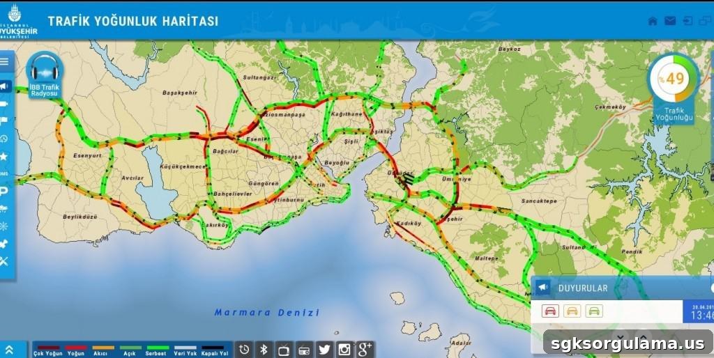 ibb yol durumu2